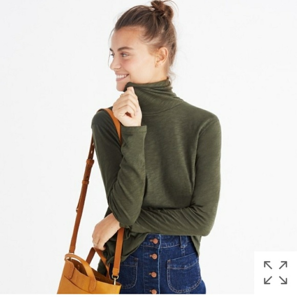madewell whisper cotton turtleneck